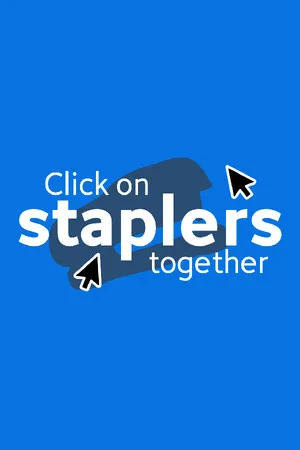 Click on staplers together