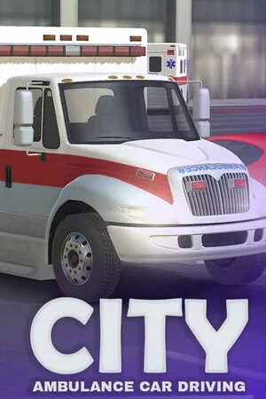 City Ambulance Car Driving