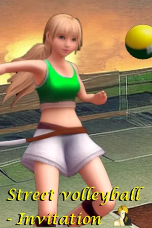 Street volleyball - Invitation