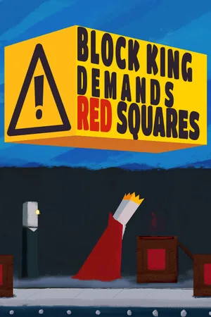 Block King Demands Red Squares