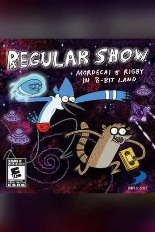 Regular Show: Mordecai and Rigby in 8-Bit Land