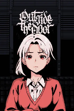 outside the door
